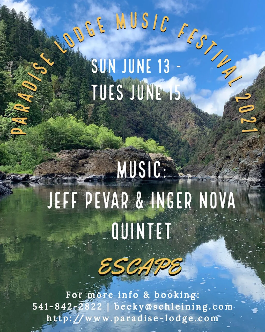 Jeff Pevar &amp; Inger Nova Quintet Weekend at The Paradise Lodge: June 13-15,2021