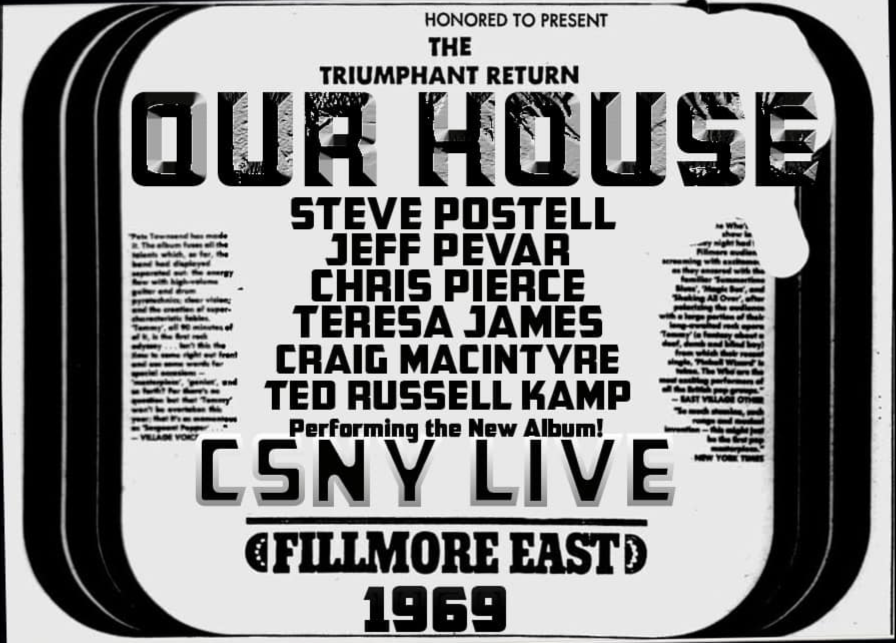 OUR HOUSE - THE MUSIC OF CSNY