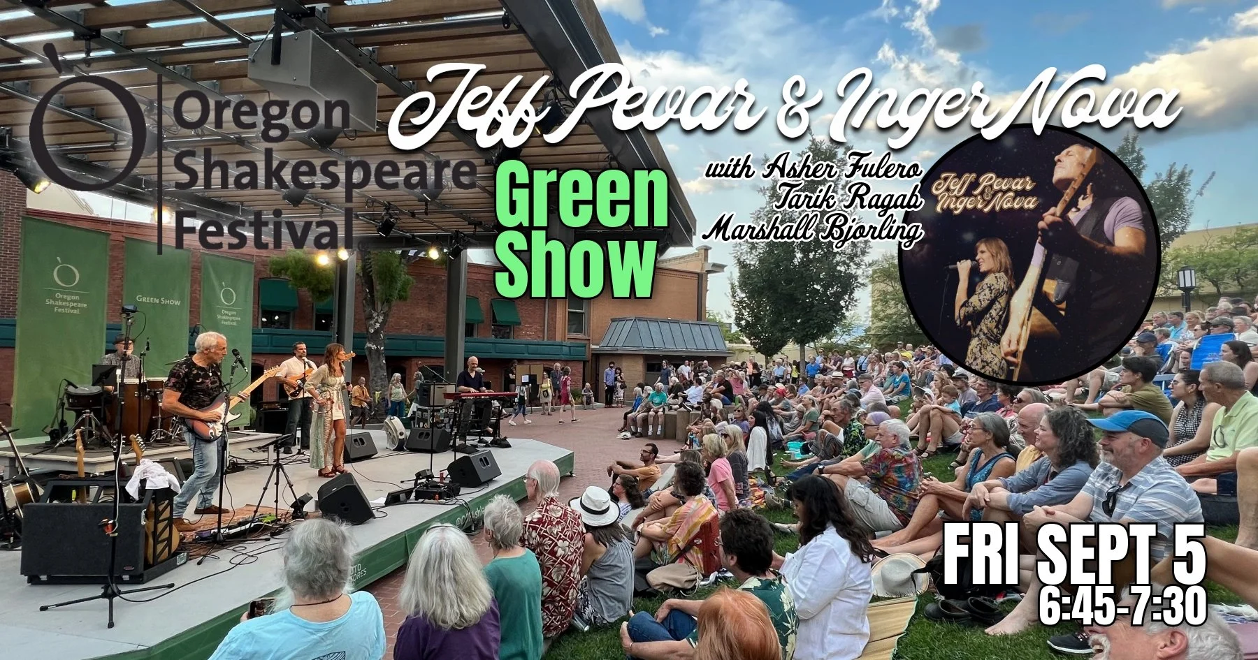 Jeff Pevar & Inger Nova Project at OSF Greenshow