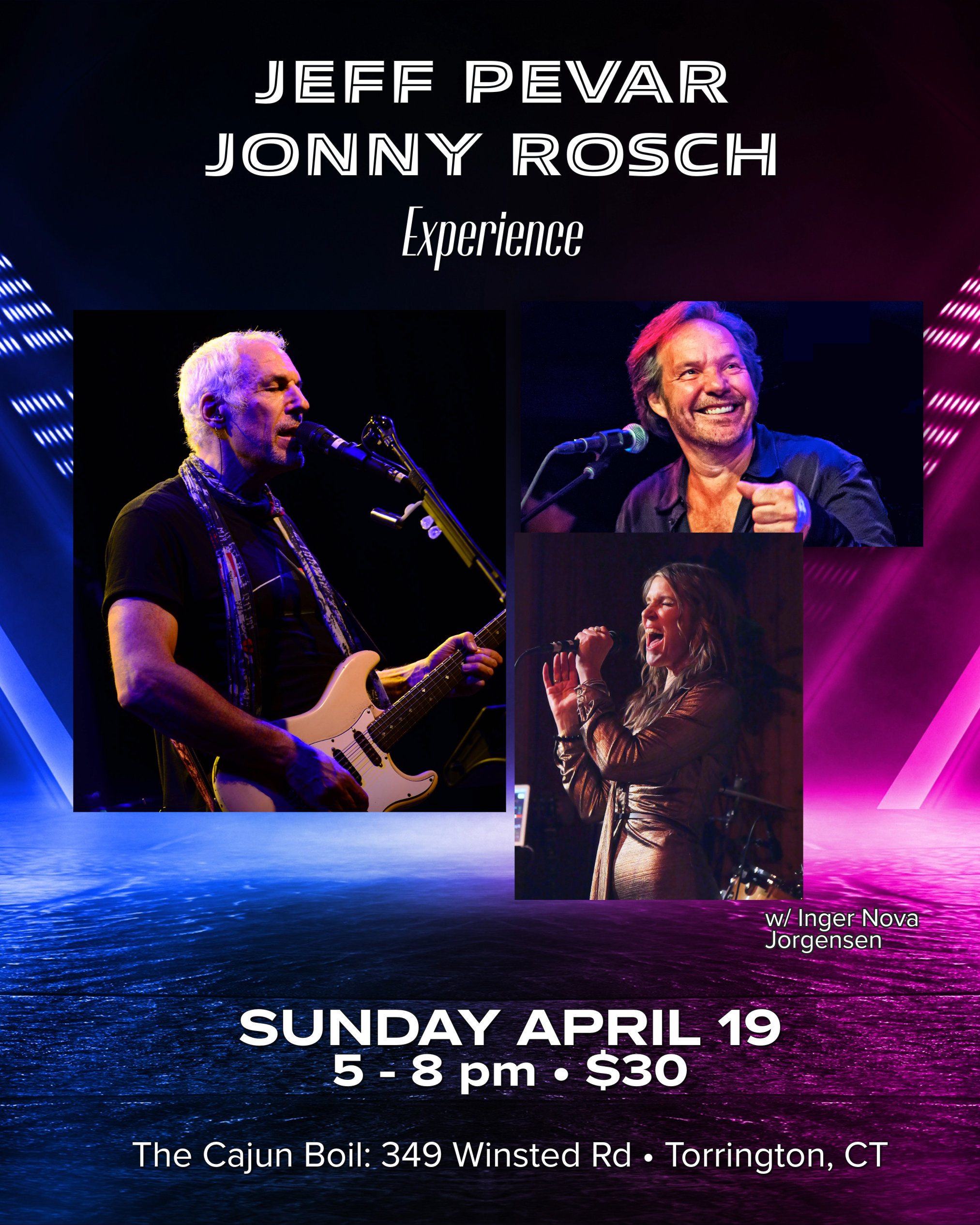 Jeff Pevar &amp; Jonny Rosch @ The Cajun Boil • Torrington, CT • Sun April 19th • 5-8pm!