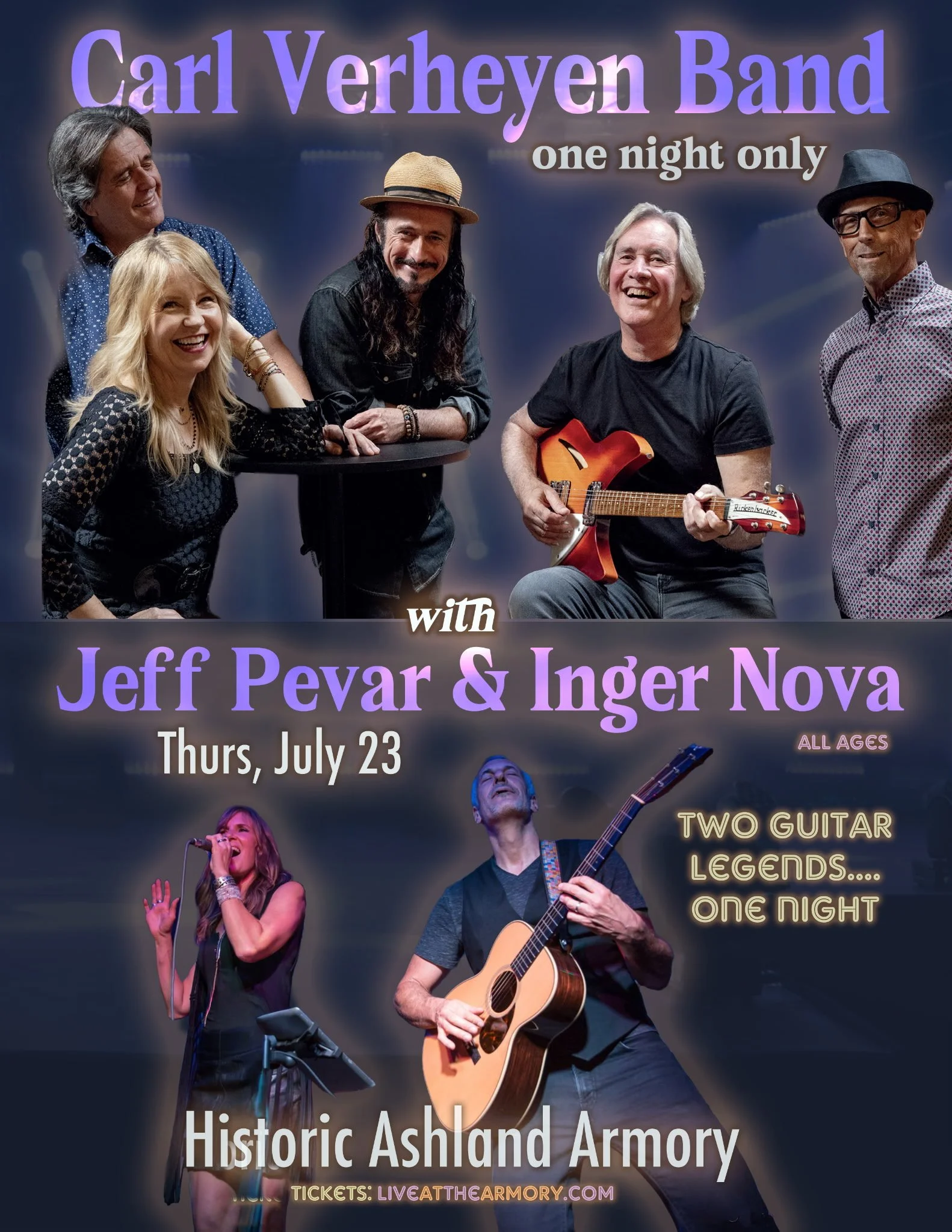 Jeff Pevar &amp; Inger Nova / Carl Verheyen Band