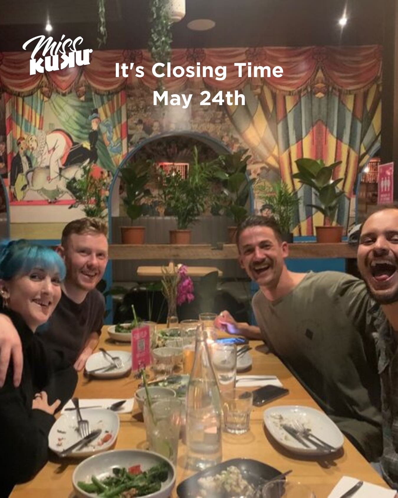 After 20 years, Its Closing Time! Join us for our final nights of trade Friday 23rd and Saturday May 24th.
After 20 incredible years of parties, good food, late-night laughs, and unforgettable weekends, Miss Kuku @ Hoo Haa Bar will be closing.

This 