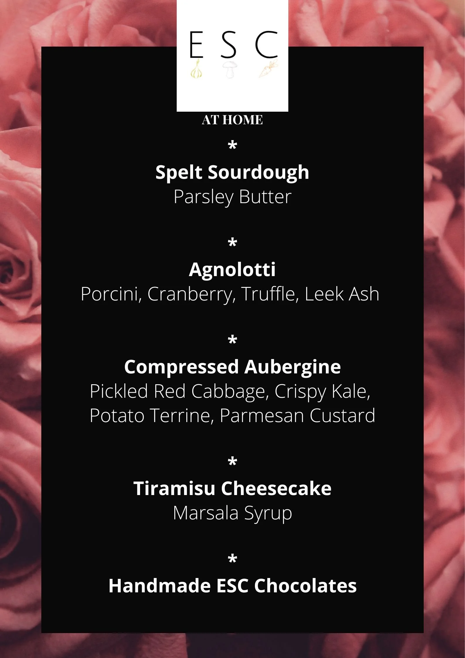 Vegetarian ESC at Home Valentines