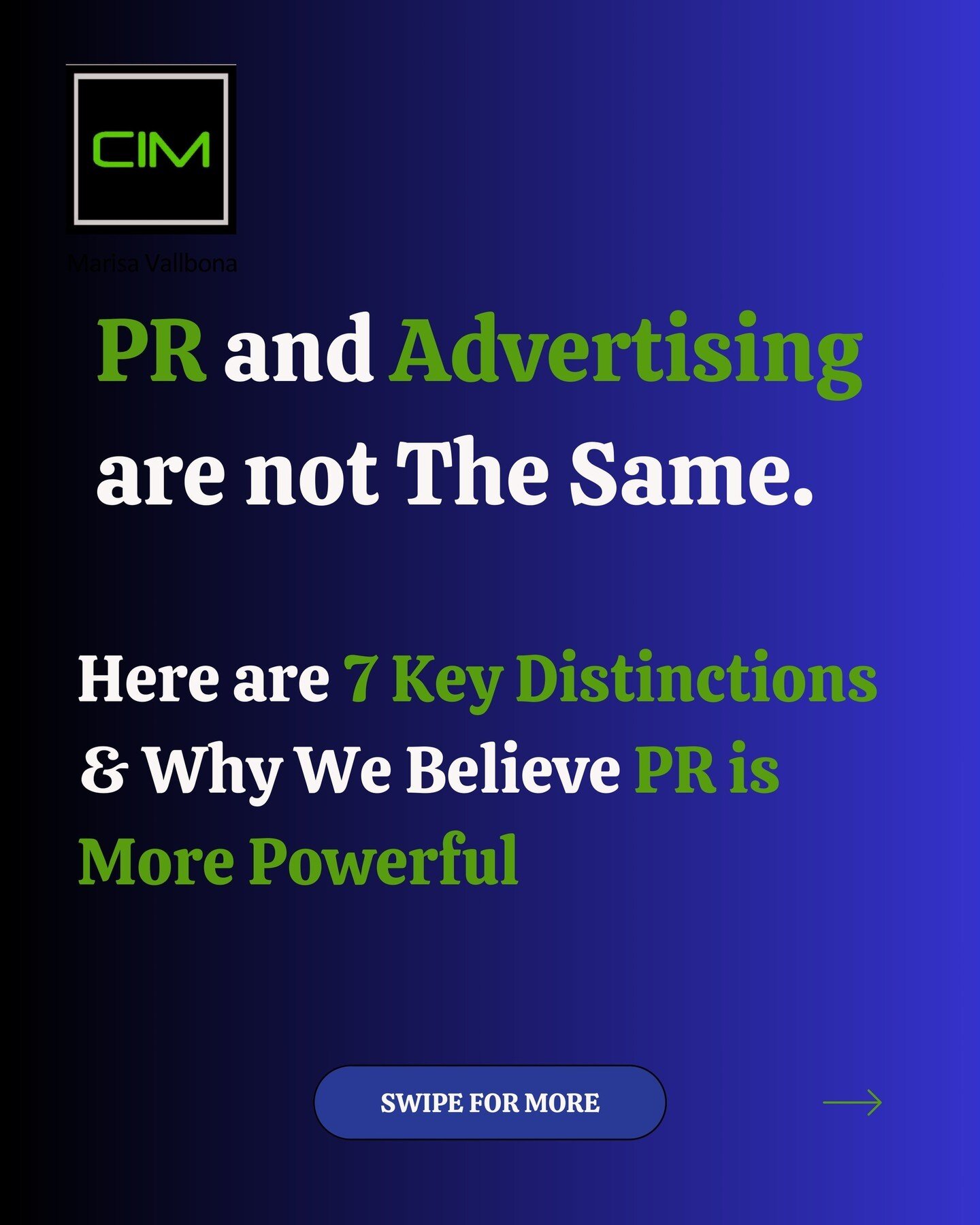 Make sure you know the distinctions between PR and advertising!