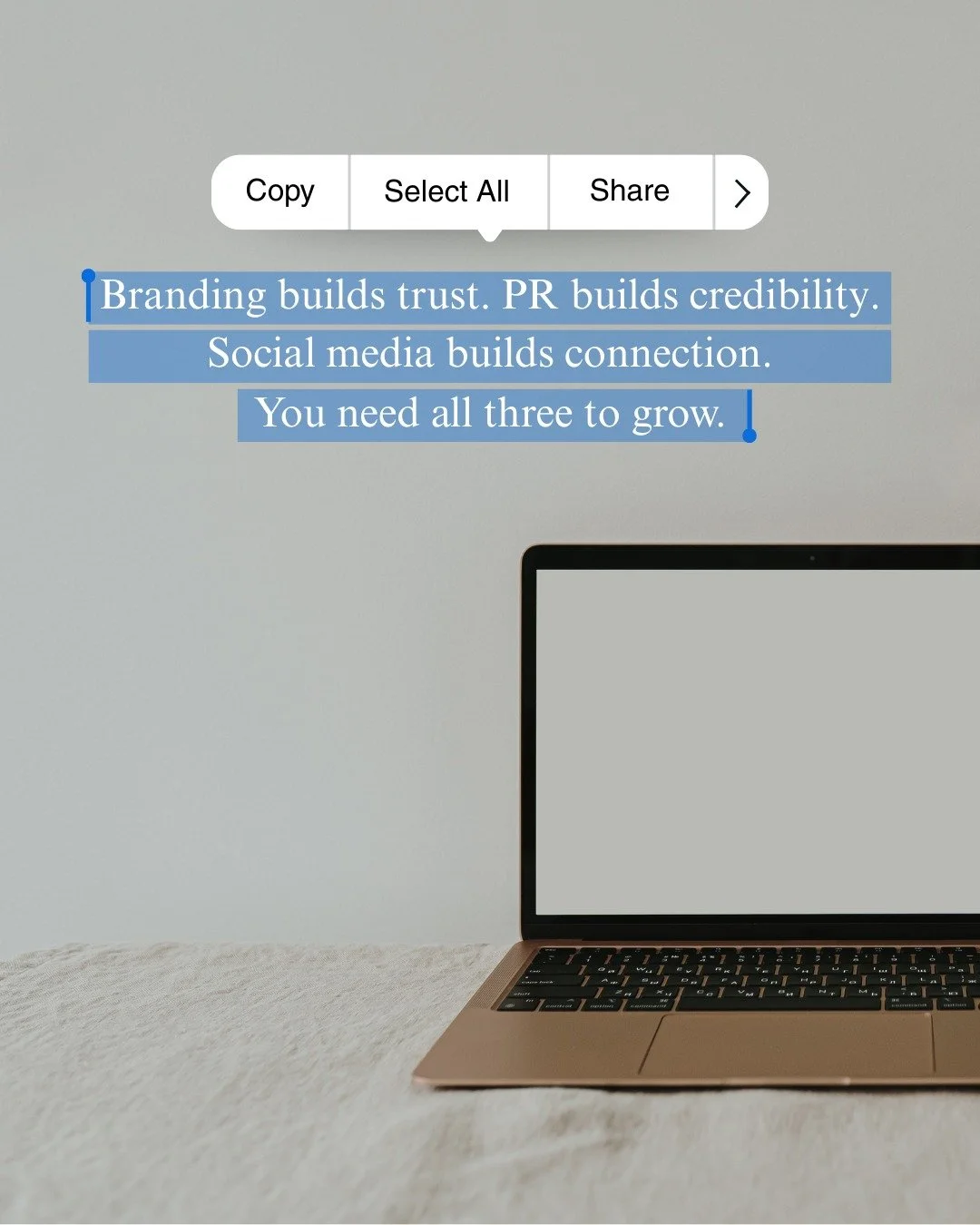 Your audience doesn&rsquo;t just want to see you, they want to trust you, understand you, and feel connected to you. That&rsquo;s where branding, PR, and social media work best together. Each plays a different role, but when aligned, they create visi
