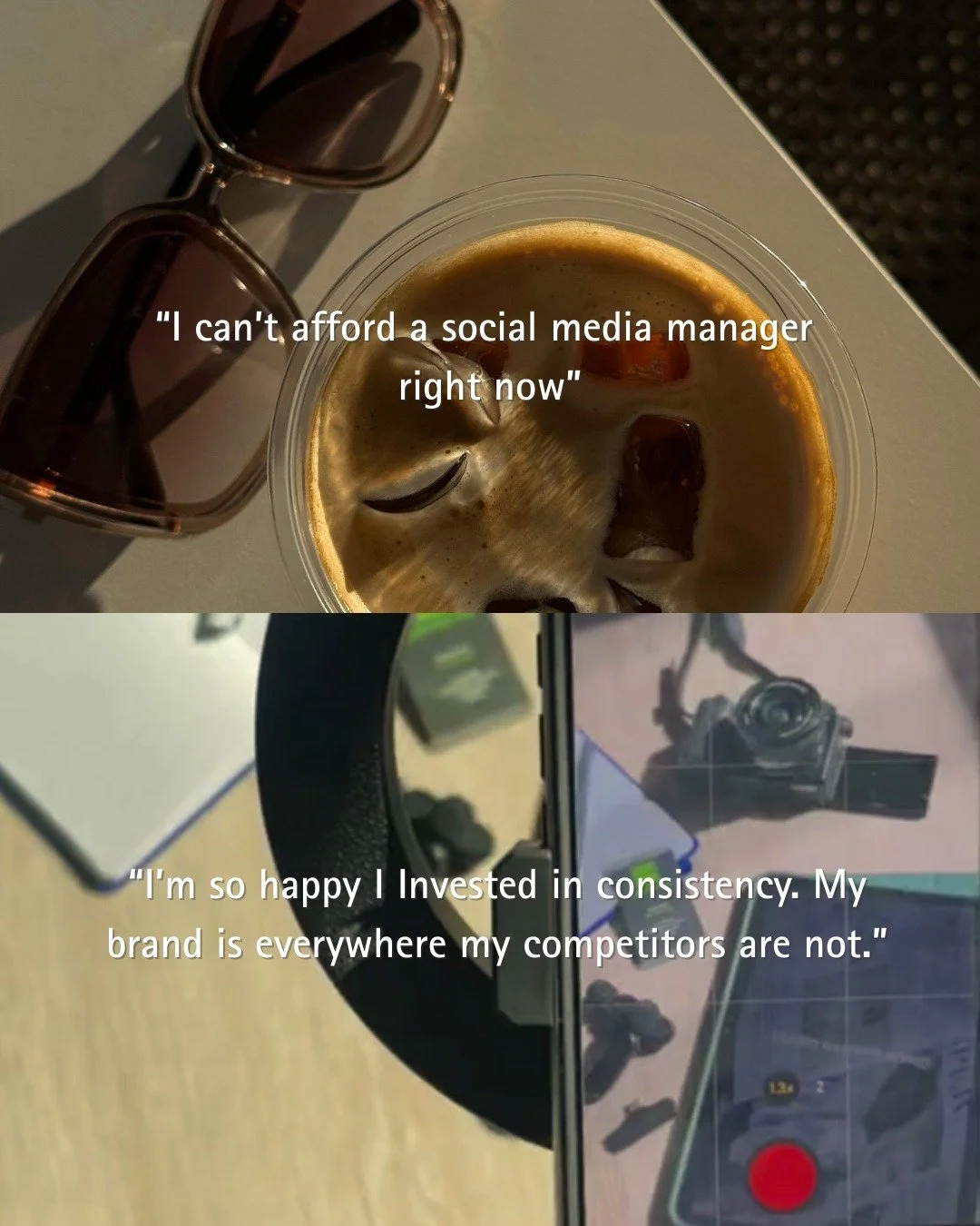 One business owner says, "I can't afford it." while another says, "I can't afford NOT to."

PR and social media management aren't luxuries when building a business, they're the foundation of how people perceive you, and perception