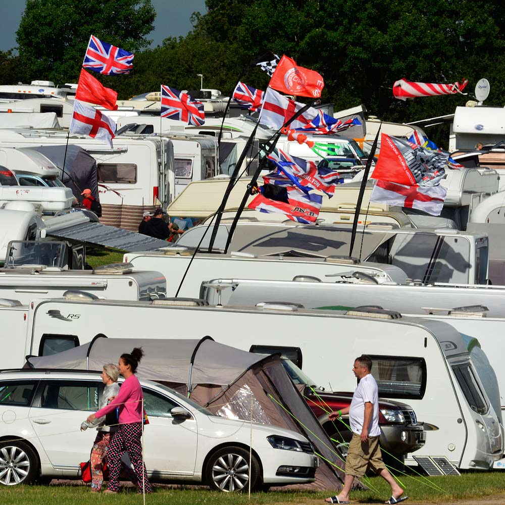Silverstone Woodlands Camping at Formula 1 July 2023 — Silverstone