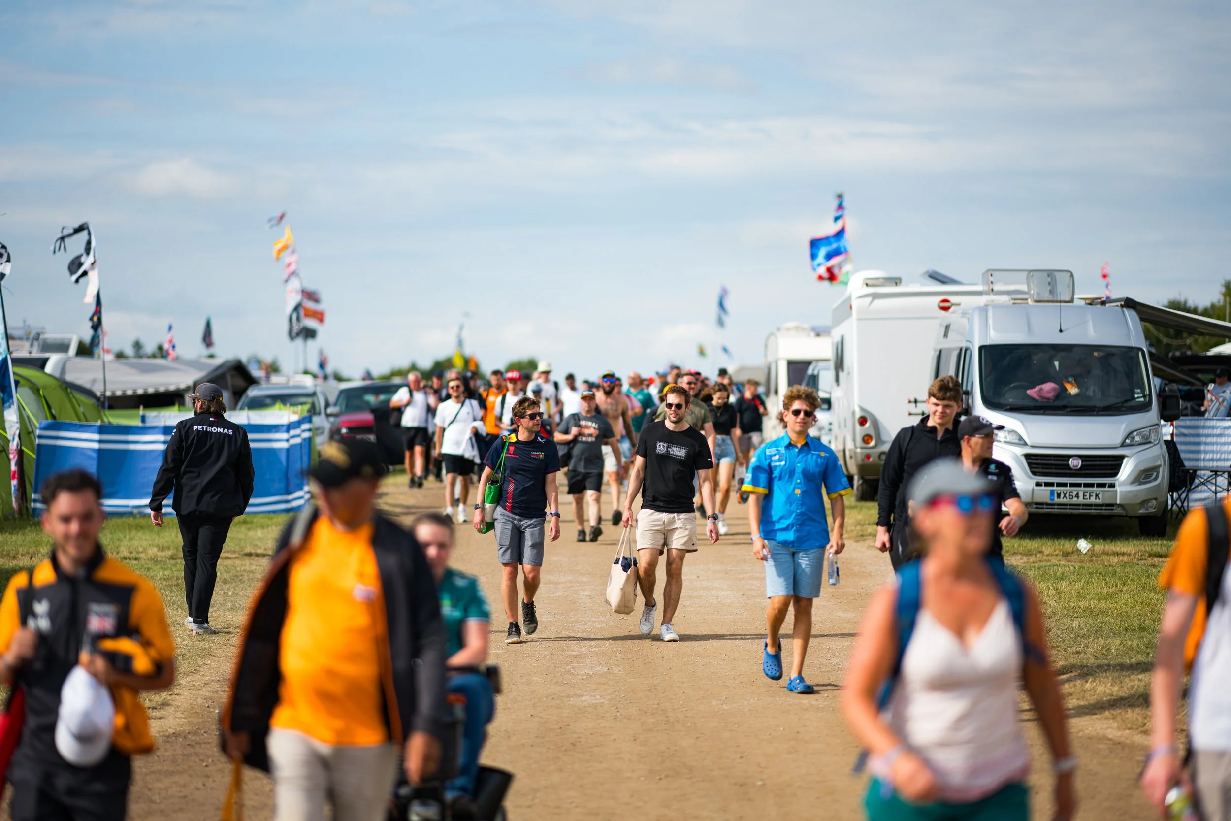 Silverstone Woodlands Campsite for the Formula 1 British Grand Prix