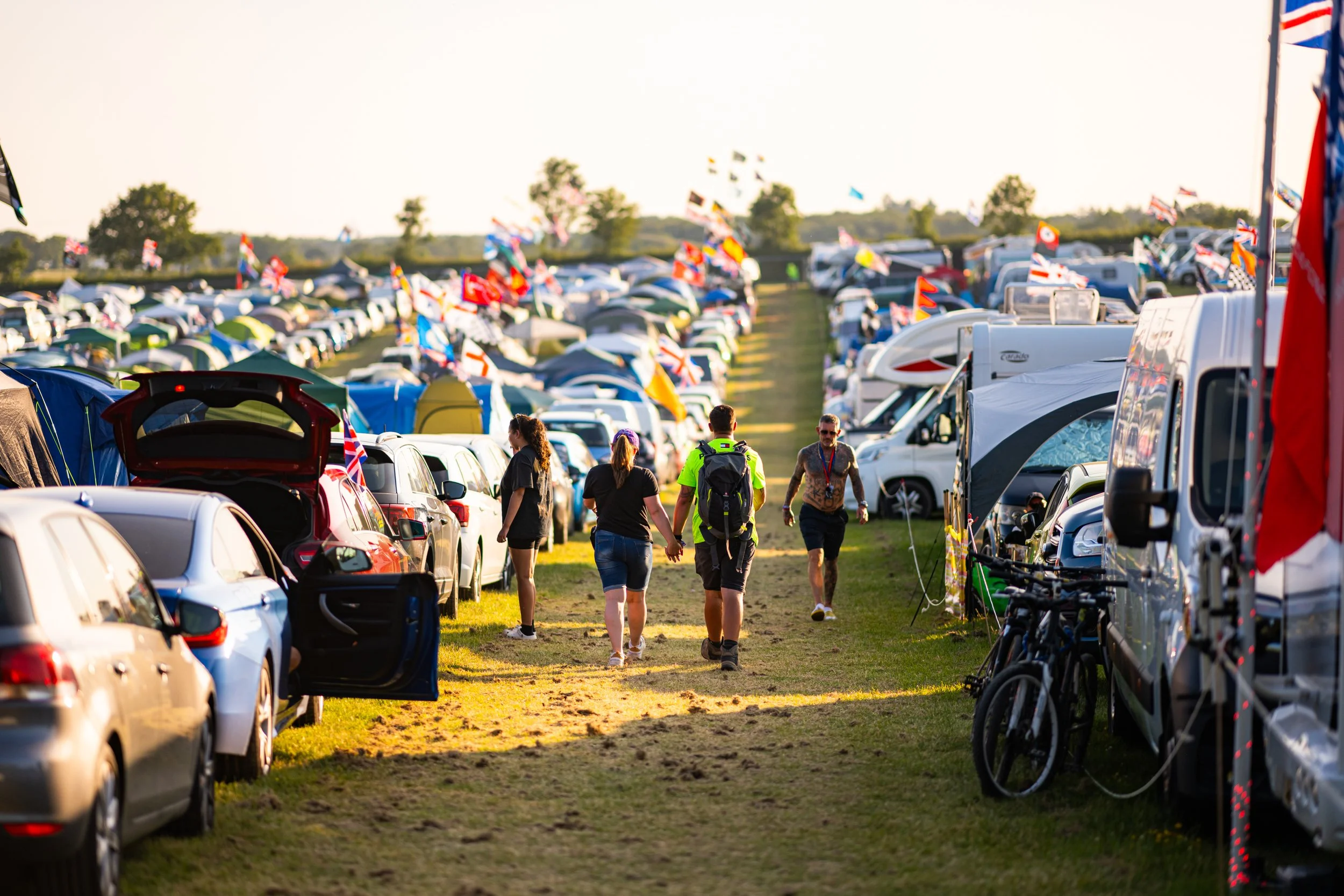 Silverstone Woodlands Campsite for the Formula 1 British Grand Prix