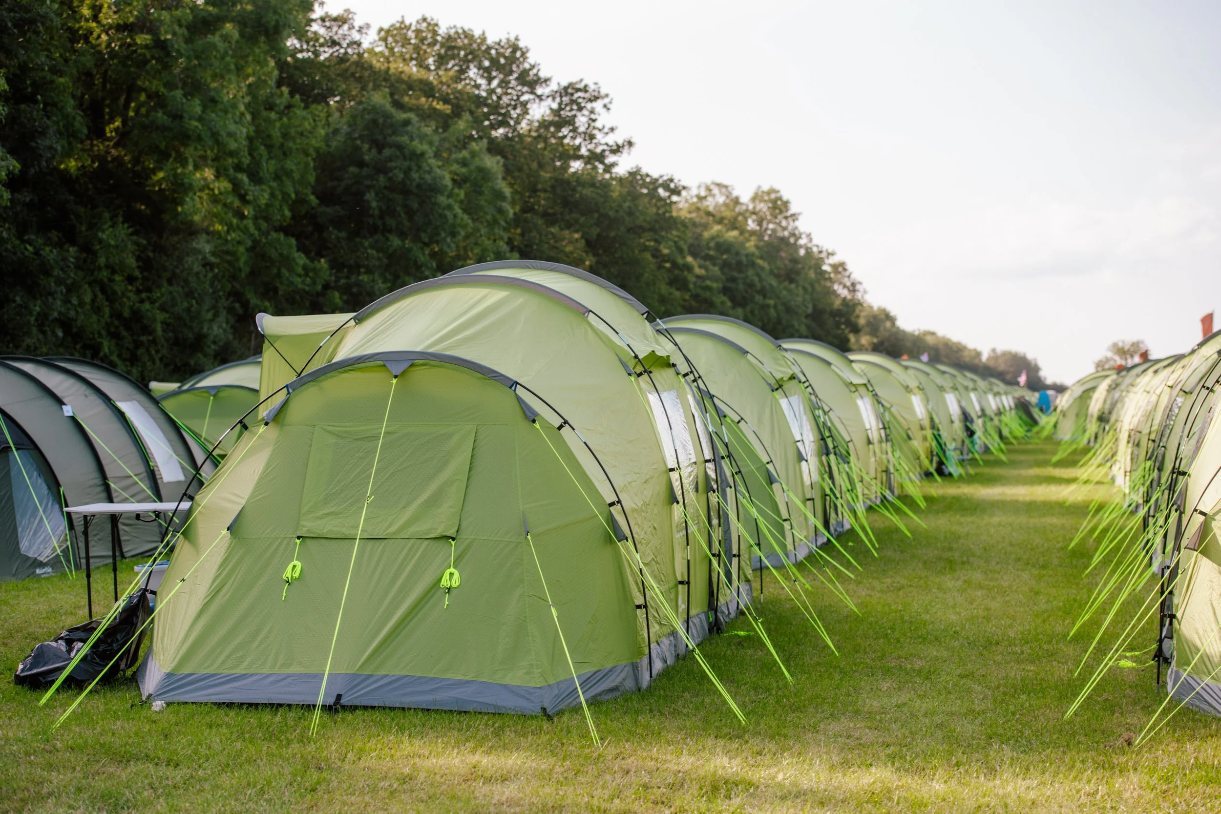 Prepitched Camping — Silverstone Woodlands