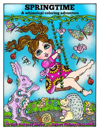 Get 20% off Deborah’s latest colouring book release ‘Springtime: A whimsical coloring adventure’ when you use promo code CHUBBYMERMAID20 in her Etsy store at checkout. Buy this book on Etsy .