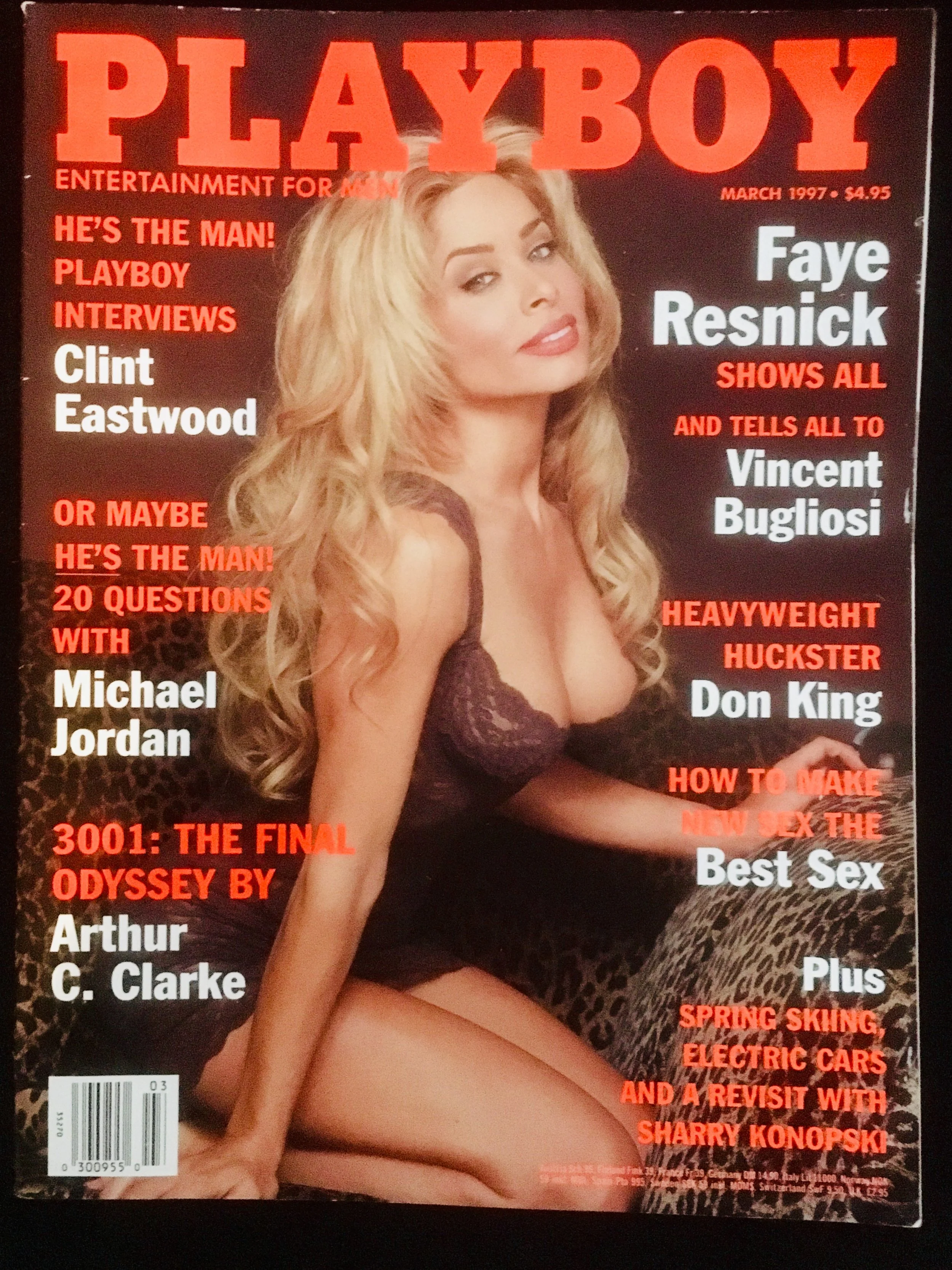Playboy Magazine March 1997 Clint Eastwood