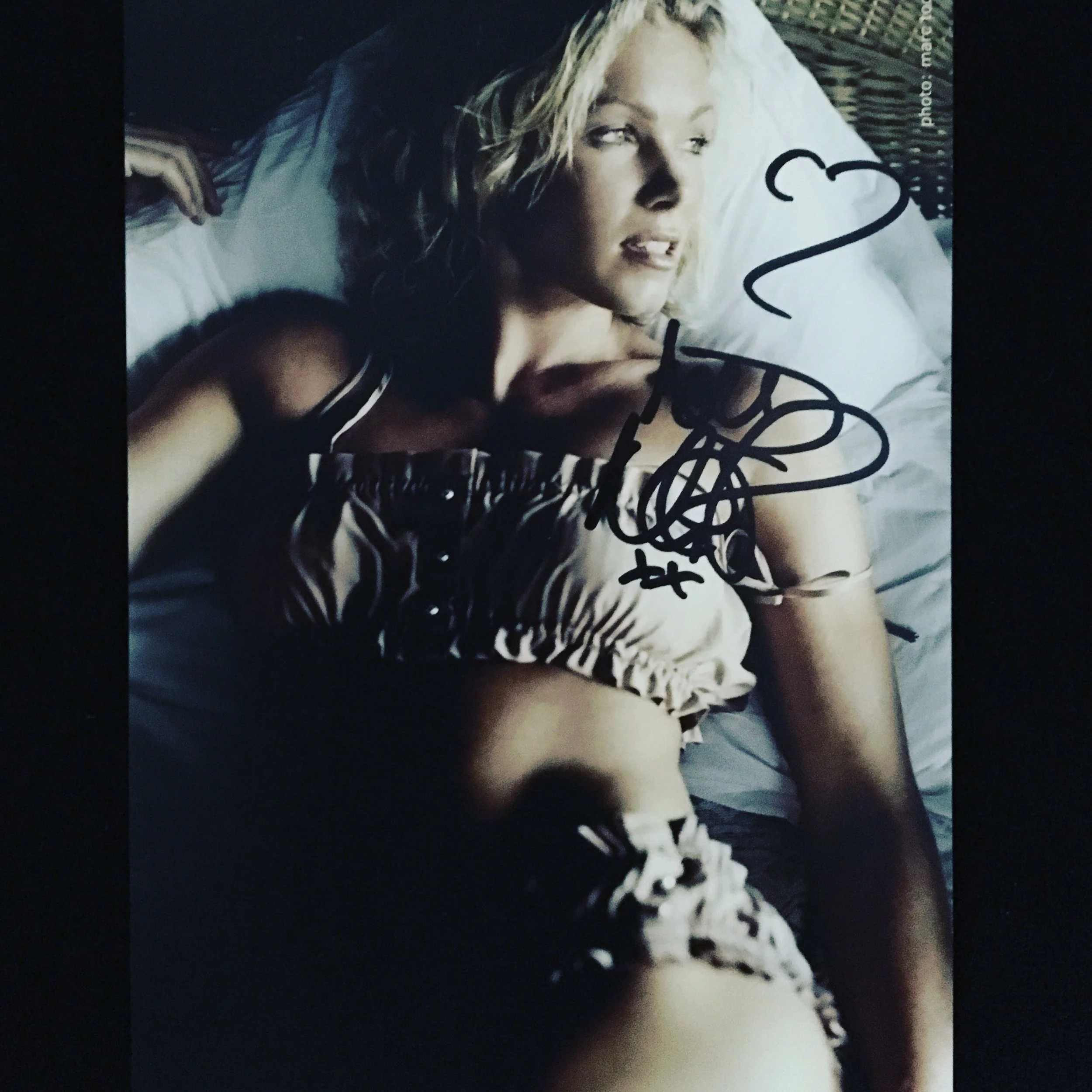 Christine Aguleira Signed Photo