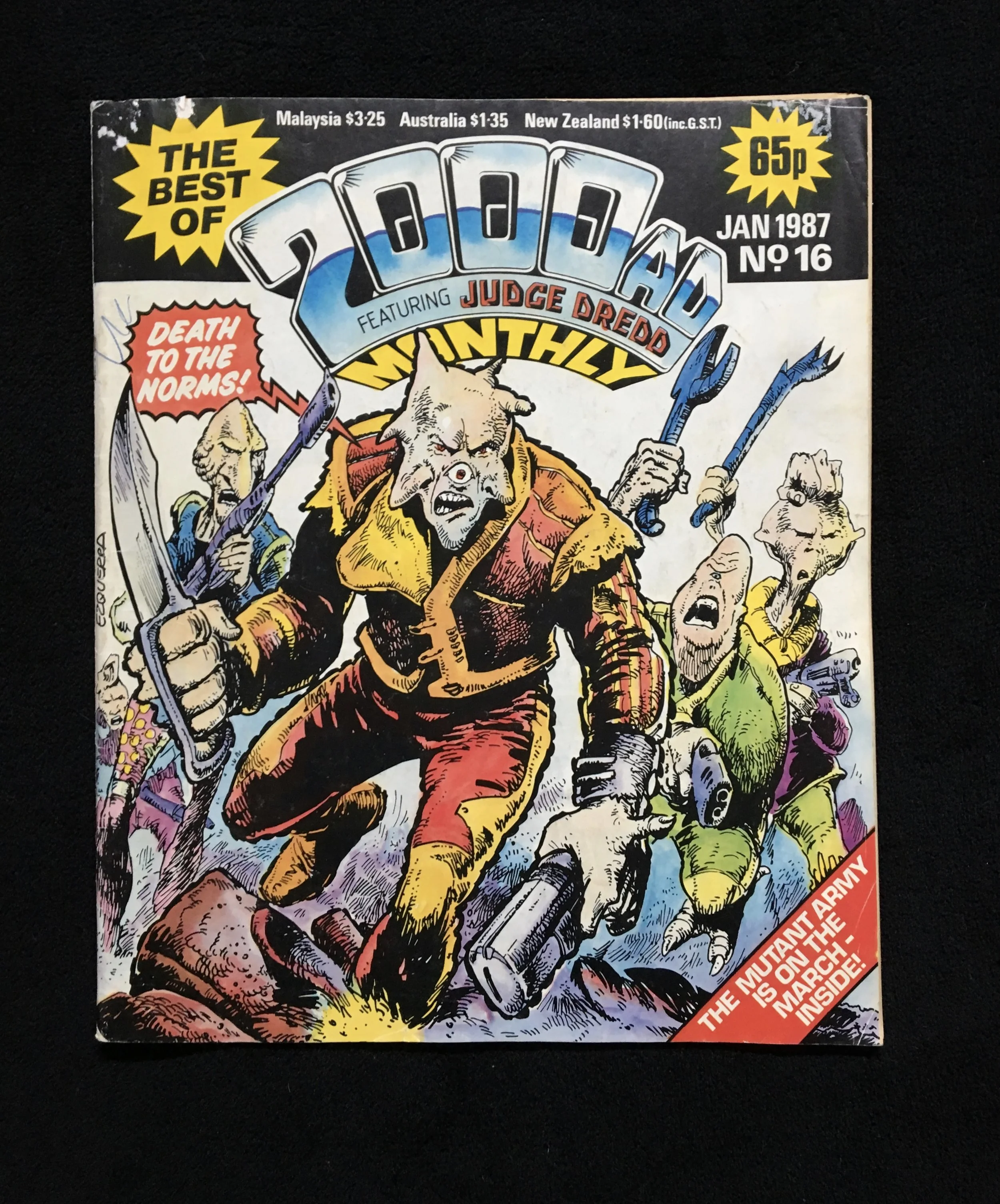 2000 AD Featuring Judge Dredd  January 1987