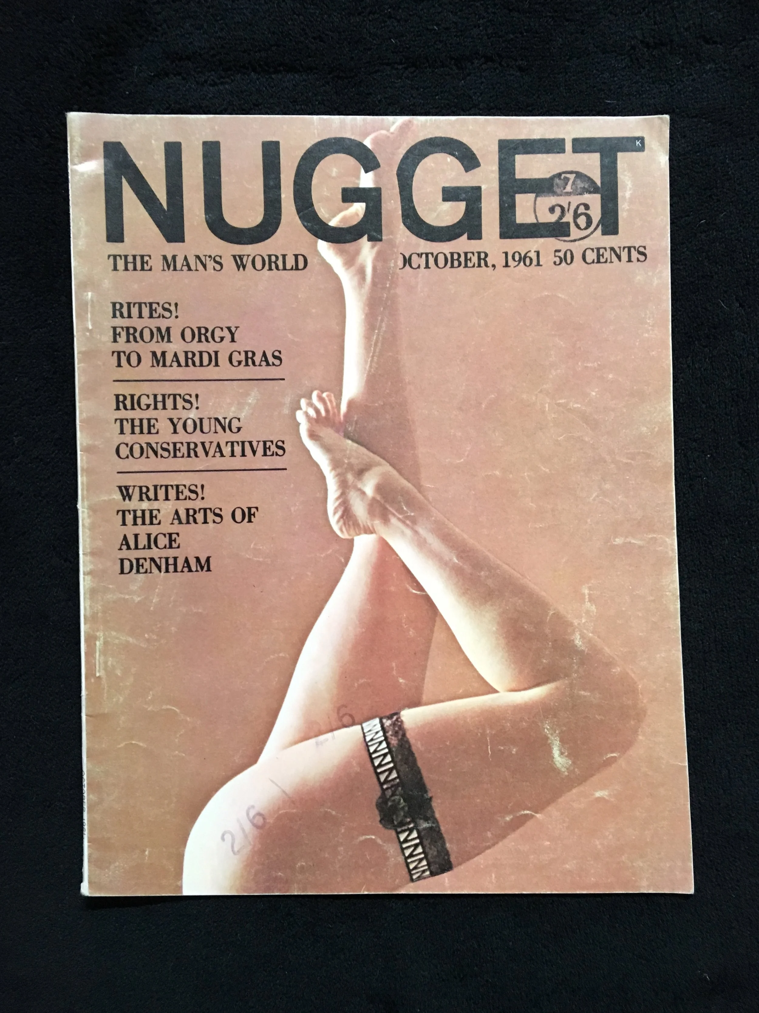 Nugget Mens Magazine  October 1961  American