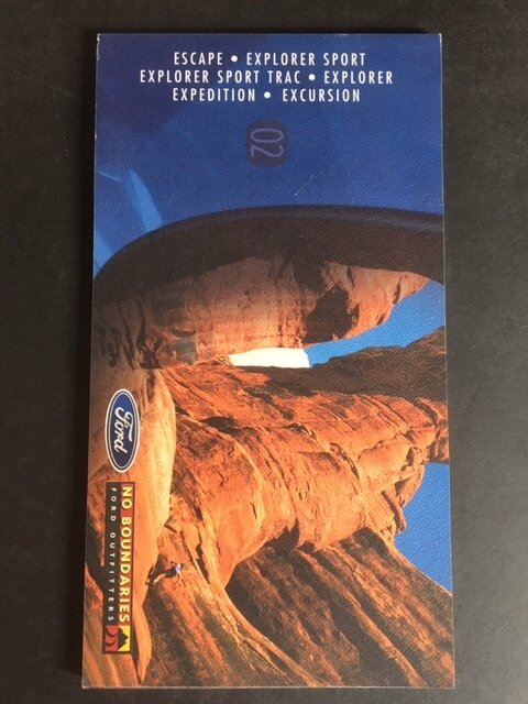 FORD EXPLORER EXPEDITION ETC RANGE BROCHURE USA  2002