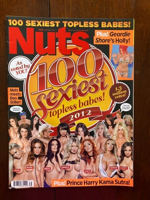 NUTS  MAGAZINE   100 SEXIEST TOPLESS BABES 2012
