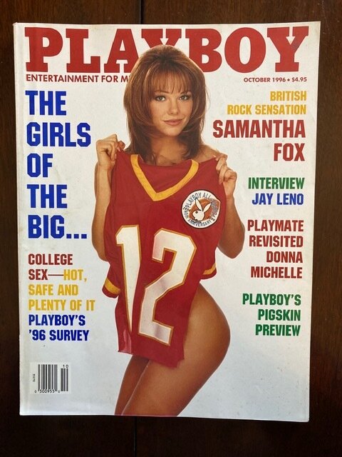 PLAYBOY  OCTOBER 1996   SAM FOX 
