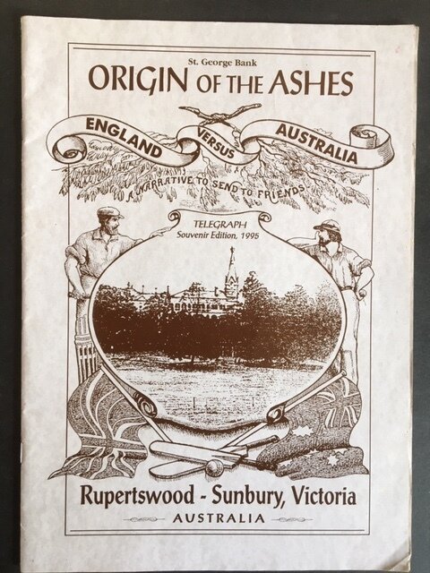 ORIGIN OF THE ASHES  AUSTRALIA 1995