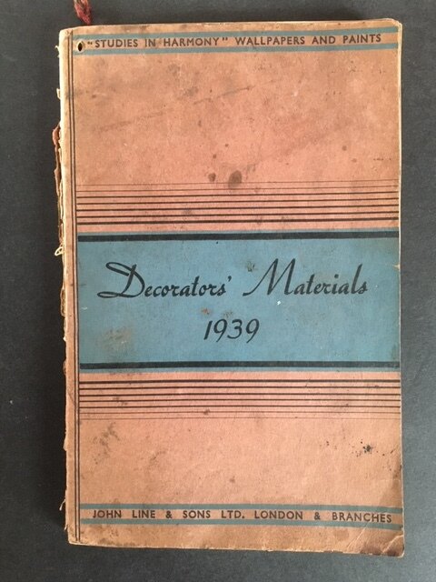 VINTAGE DECORATORS MATERIALS CATALOGUE 1939