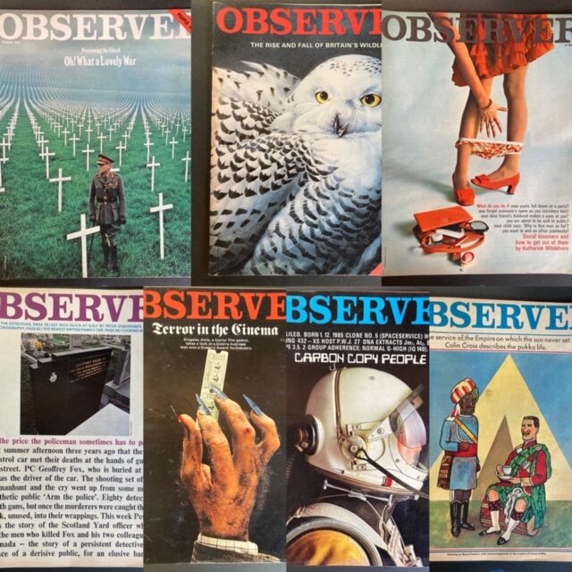 OBSERVER MAGAZINE SELECTION  1960's
