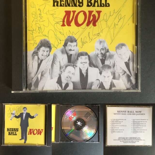 KENNY BALL JAZZ  SIGNED BY FULL BAND