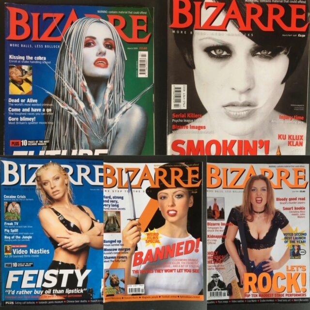 BIZARRE MAGAZINE SELECTION