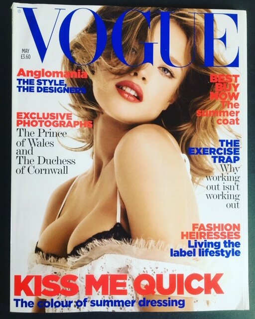 VINTAGE VOGUE MAGAZINE  SELECTION