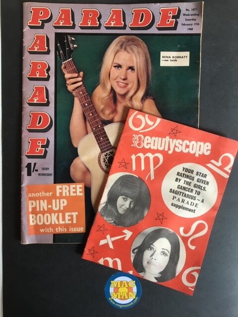 VINTAGE PARADE MAGAZINE with EXTRA BOOKLET