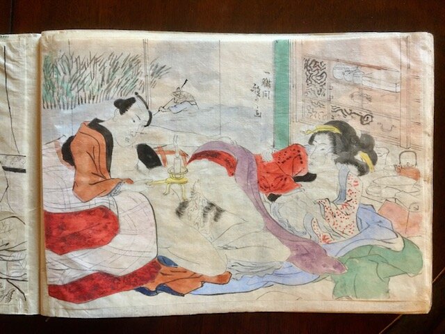 SHUNGA  Erotic paintings  Explicit Genuine Originals