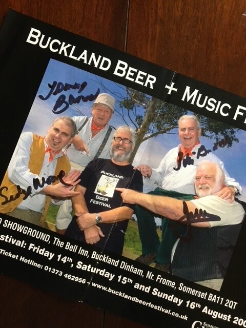 WURZELS SIGNED POSTER GENUINE