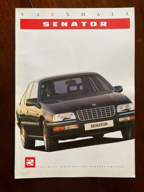 VAUXHALL SENATOR CAR BROCHURE