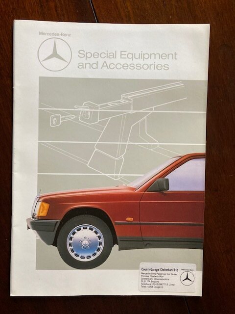 MERCEDES BROCHURES  