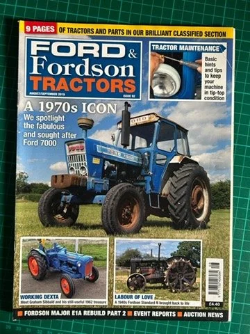 FORD AND FORDSON TRACTORS  SEPTEMBER 2019