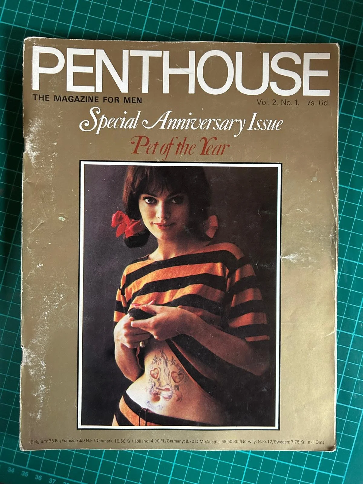 PENTHOUSE  ANNIVERSARY ISSUE  VINTAGE RARE Vol 2 No 1