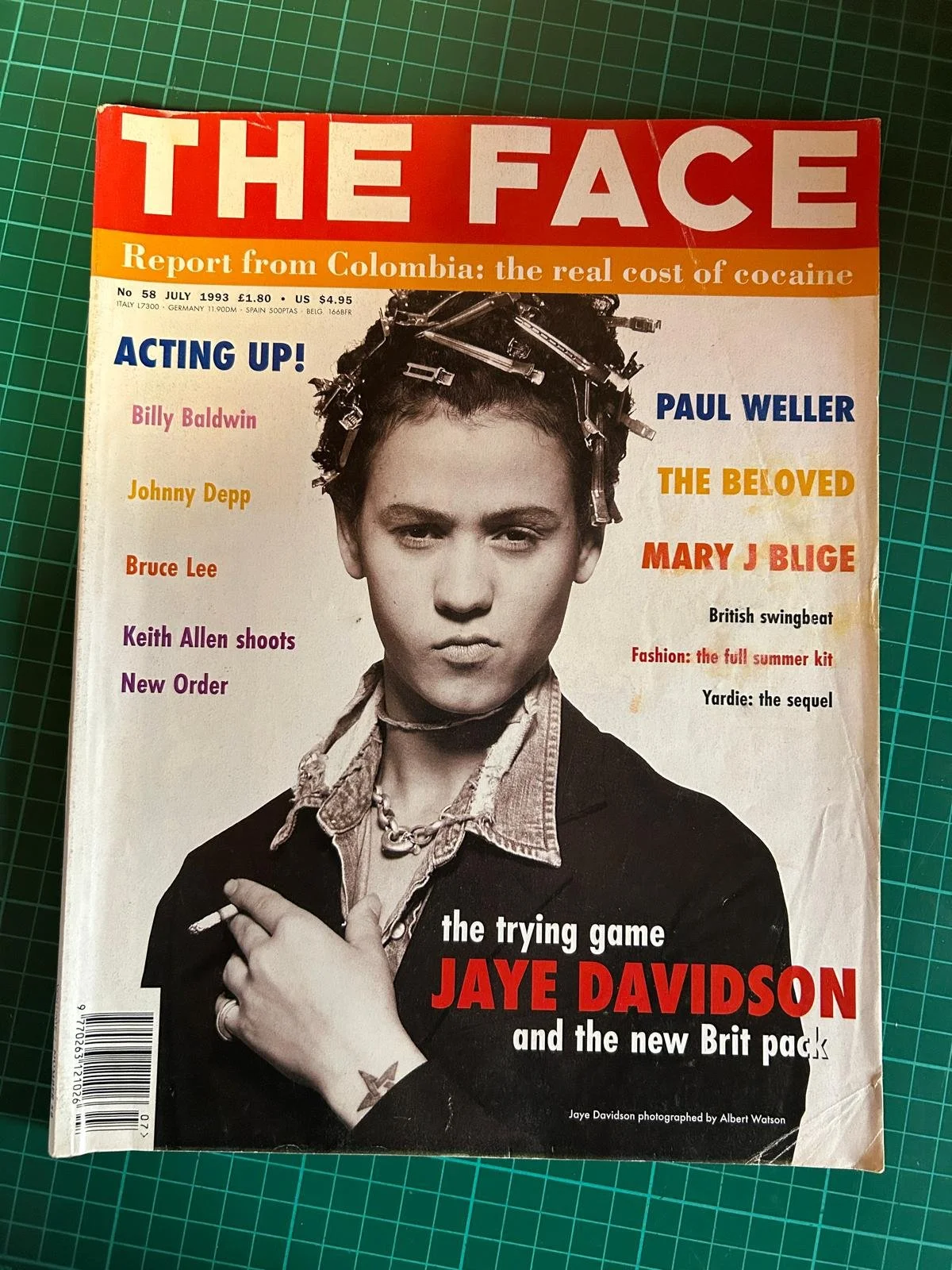 THE FACE  PAUL WELLER  JULY 1993