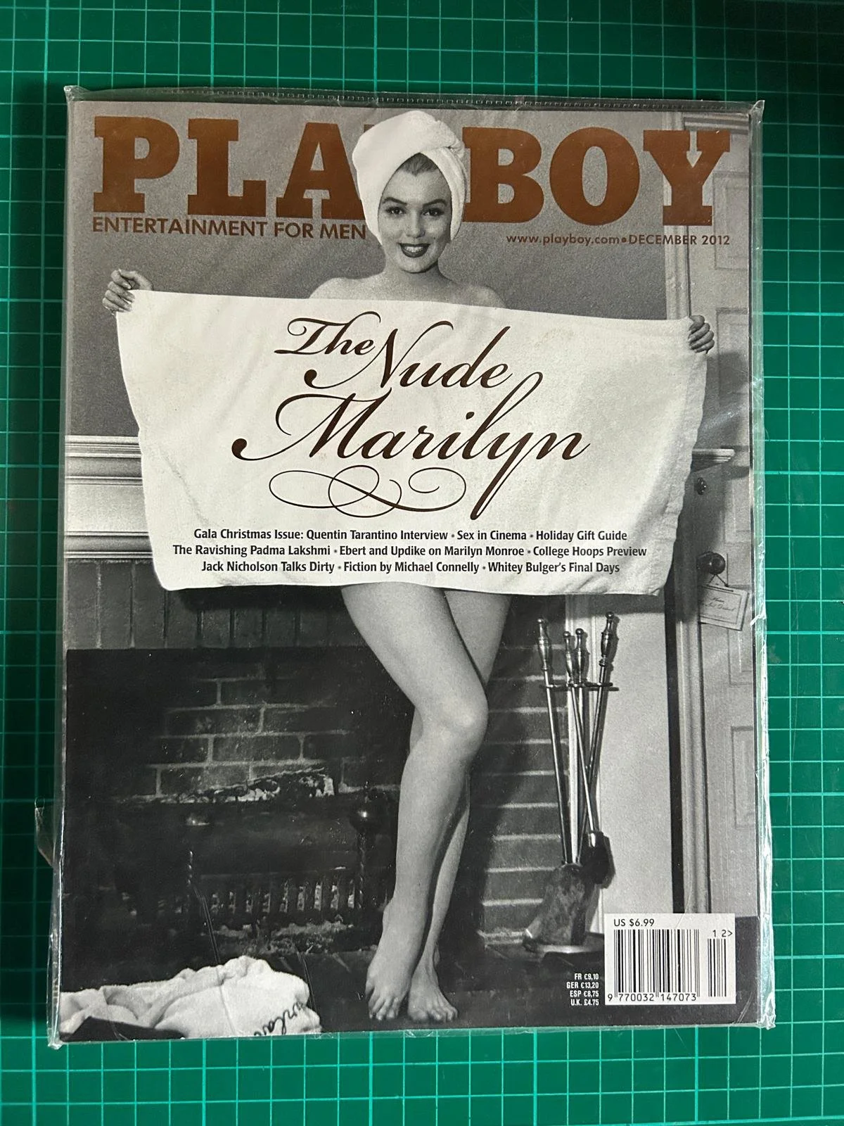 PLAYBOY  MARILYN MONROE  DECEMBER 2012