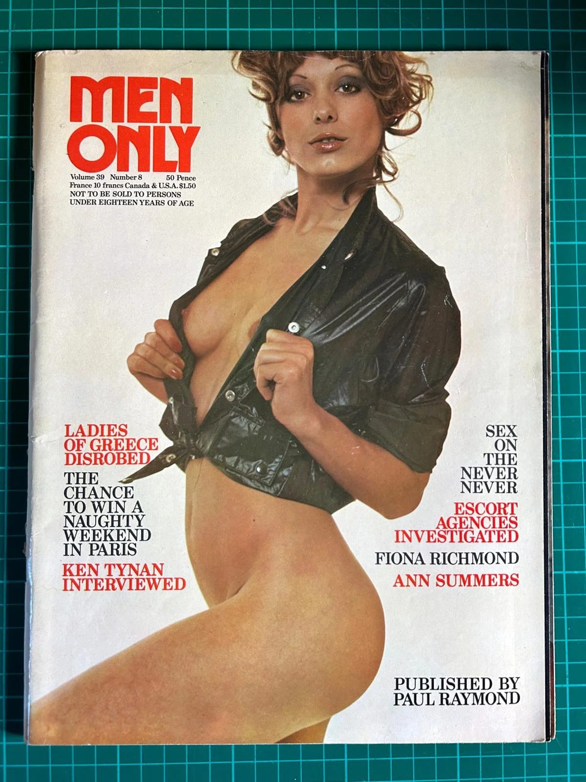 MEN ONLY  AUGUST 1974