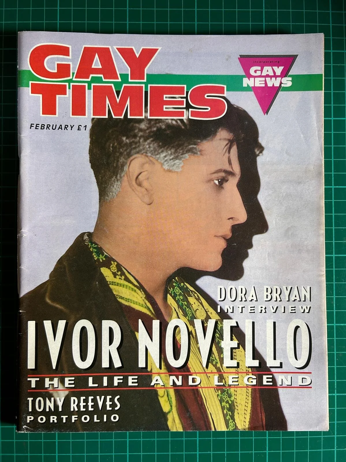 GAY TIMES  FEBRUARY 1987  IVOR NOVELLO