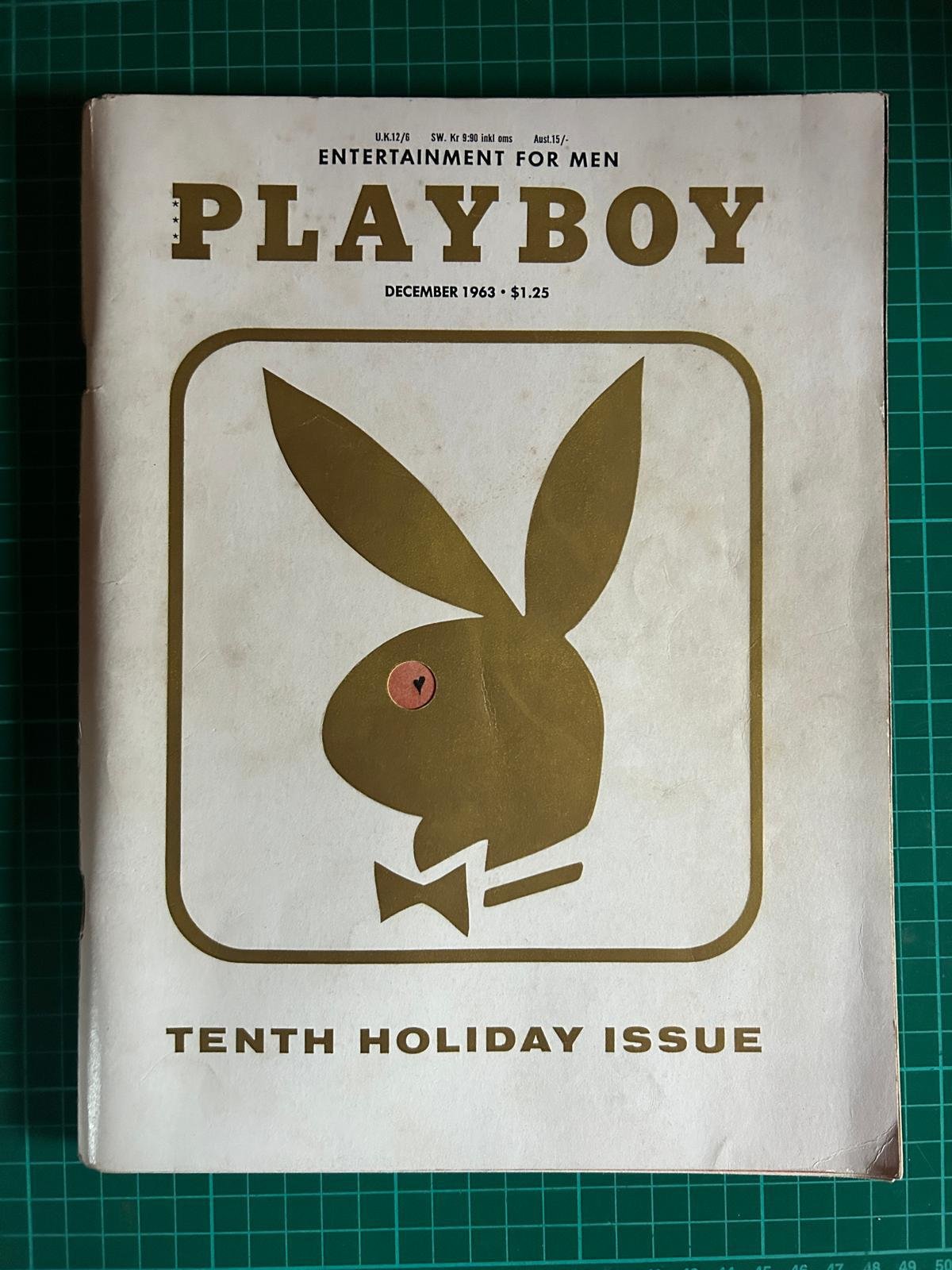 PLAYBOY  DECEMBER 1963  TENTH HOLIDAY ISSUE