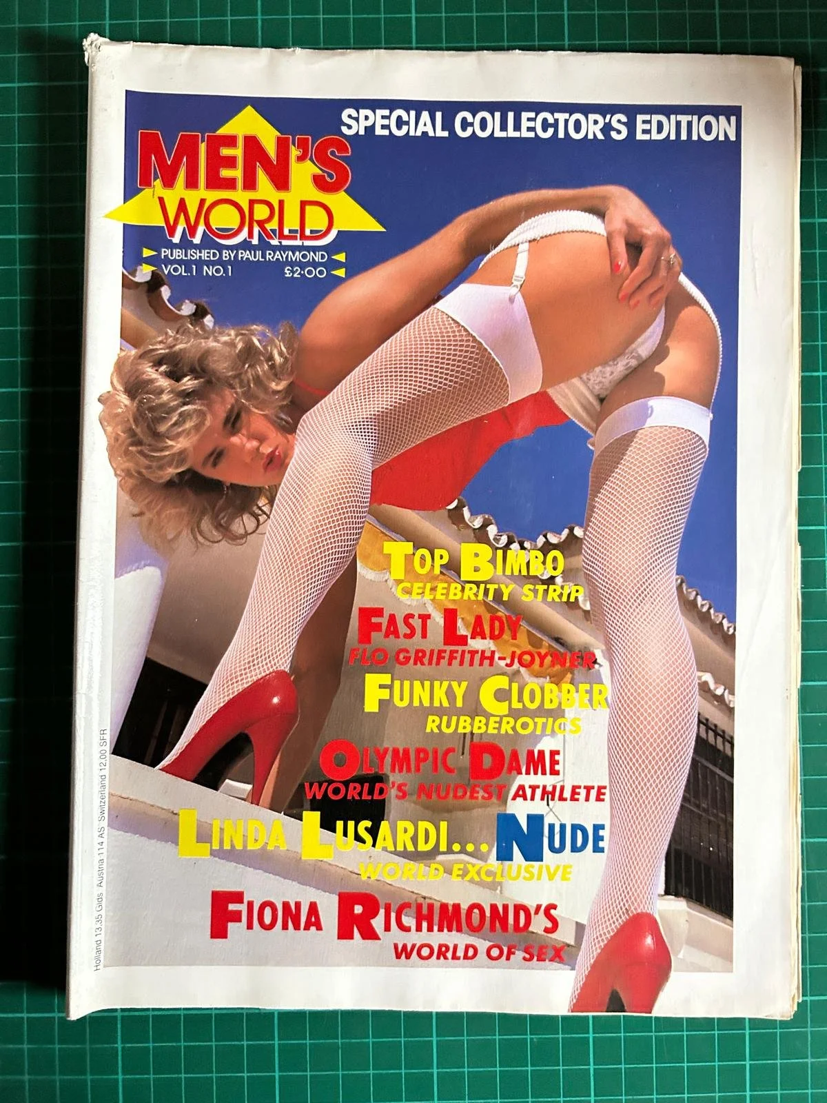 MENS WORLD  LARGE FORMAT FOLD OUT Vol 1 No 1 RARE