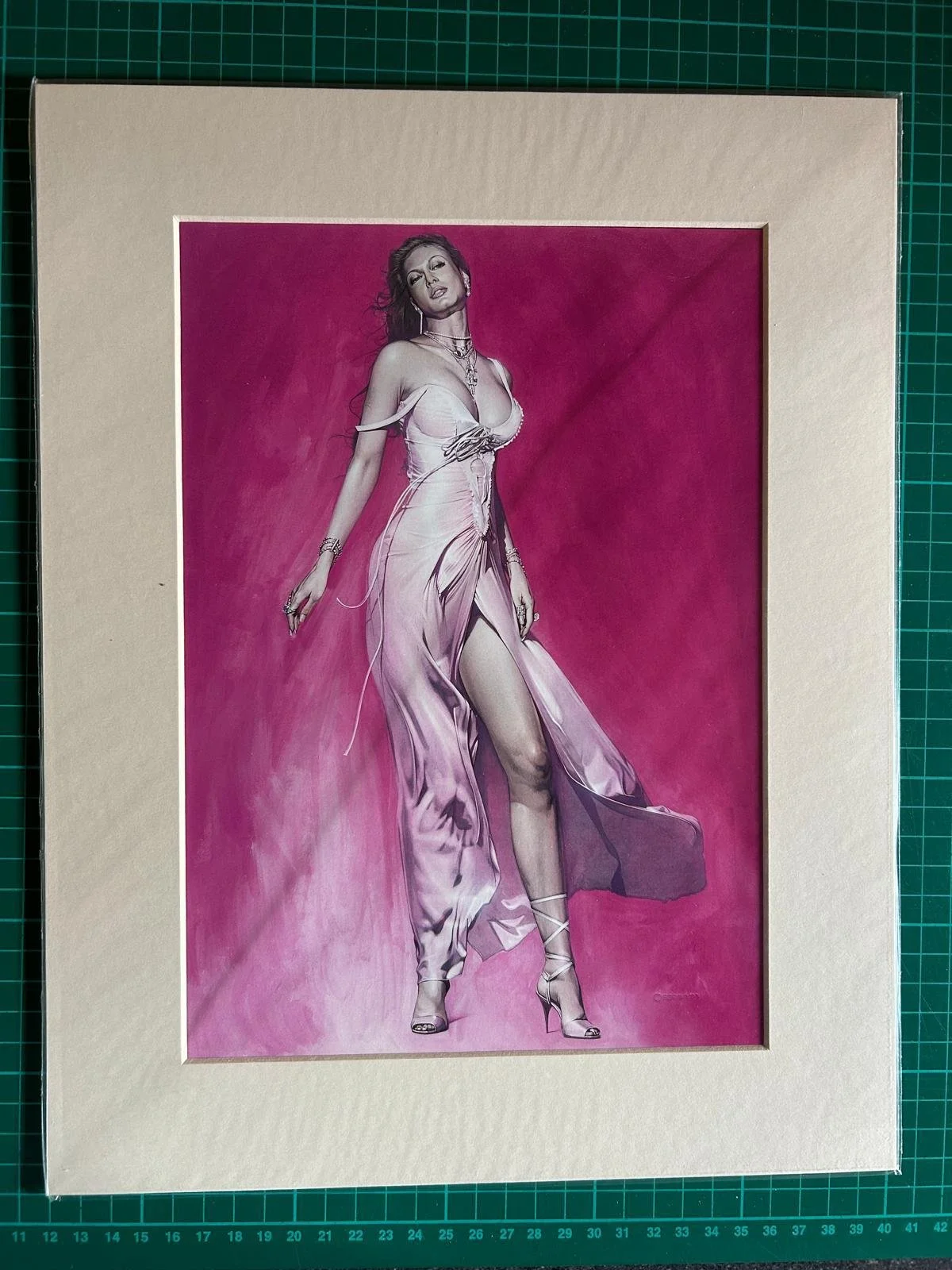 MOUNTED PRINT   SOLD