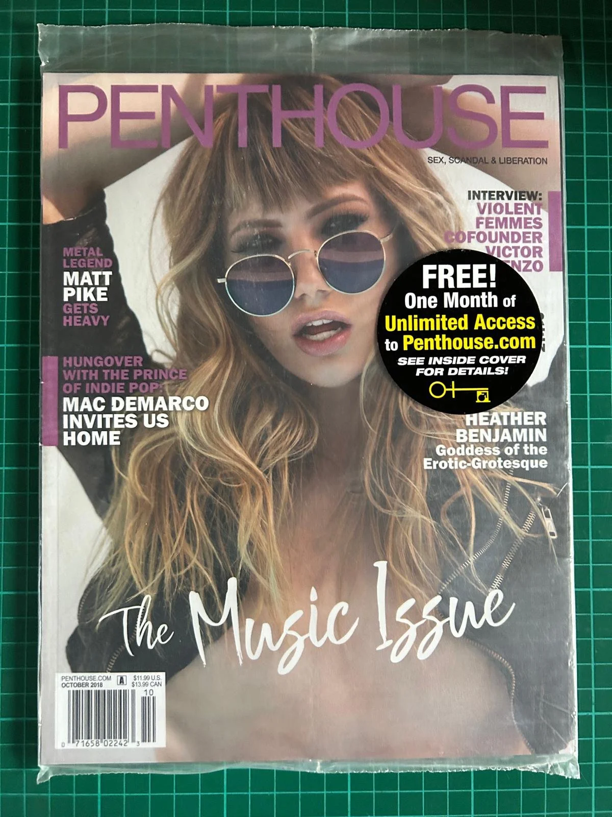 PENTHOUSE  THE MUSIC ISSUE