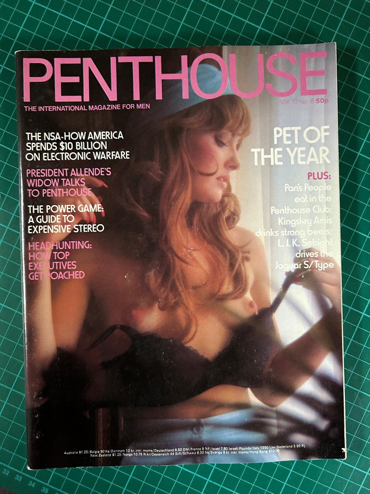 PENTHOUSE  Vol 10  No 8  PET OF THE YEAR