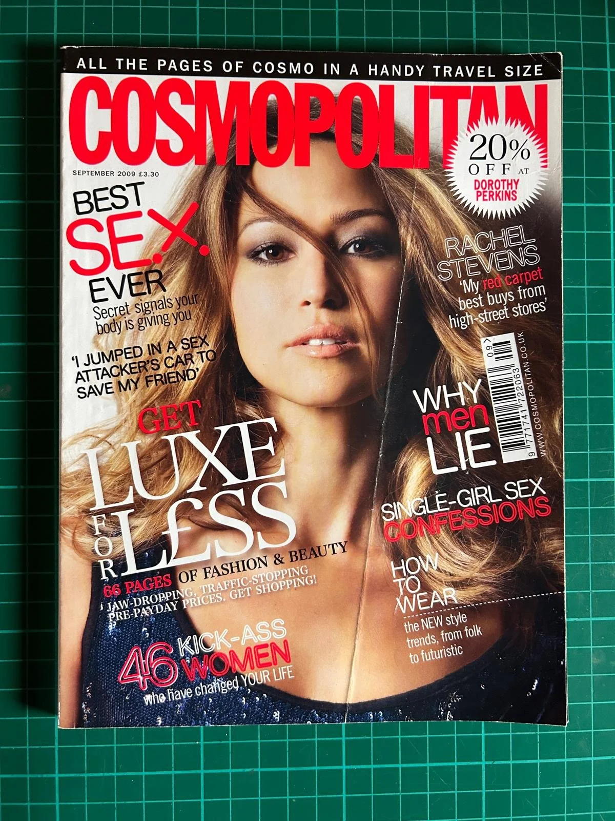 COSMOPOLITAN  SEPTEMBER 2009  TRAVEL SIZE
