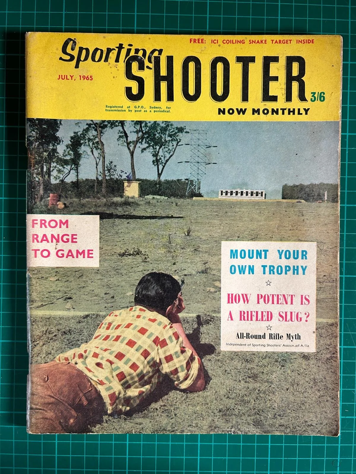 SPORTING SHOOTER   3 COPIES