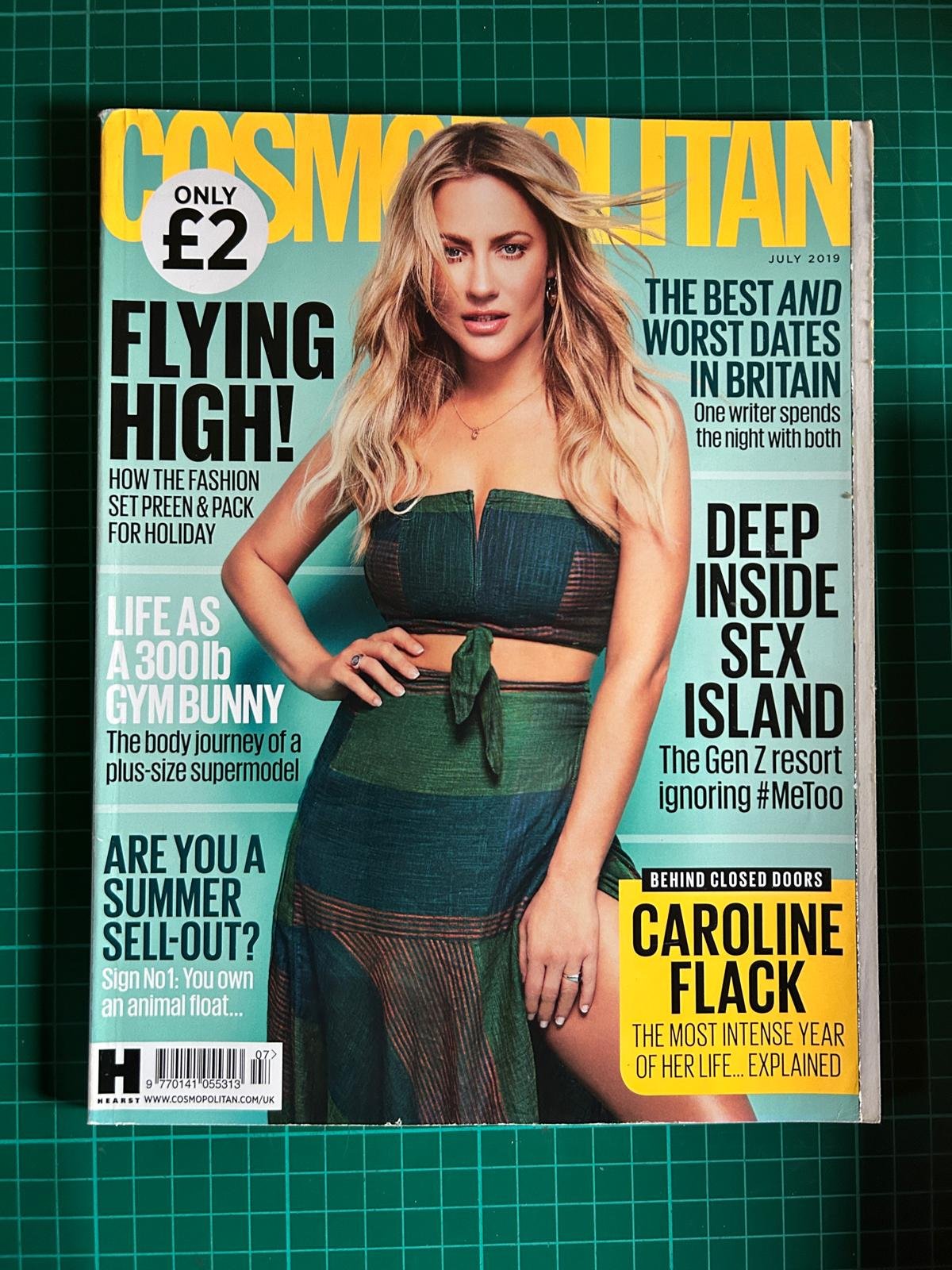 COSMOPOLITAN  JULY  2019  CAROLINE FLACK