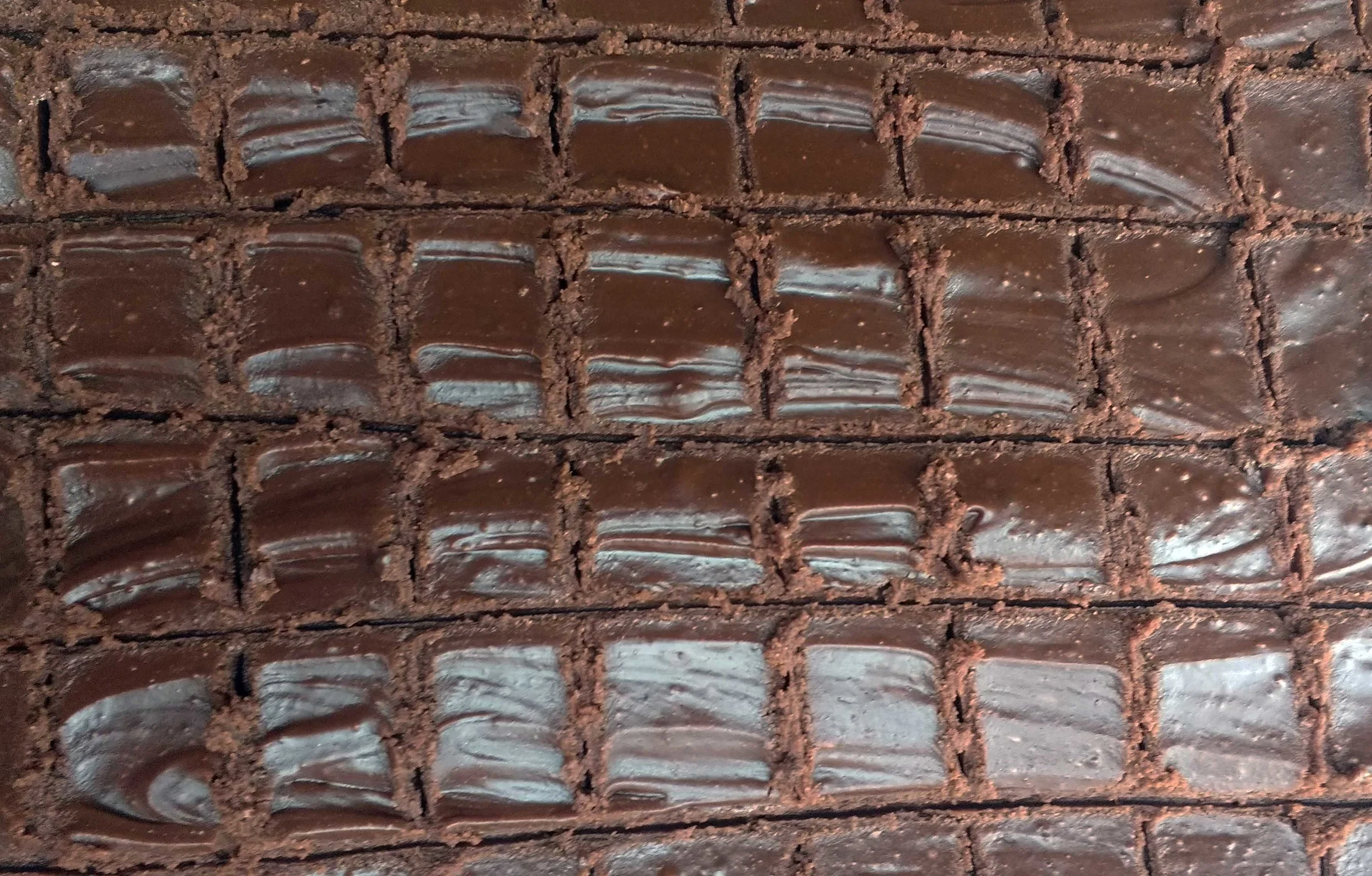 Perfectly textured rich dark chocolate fudge