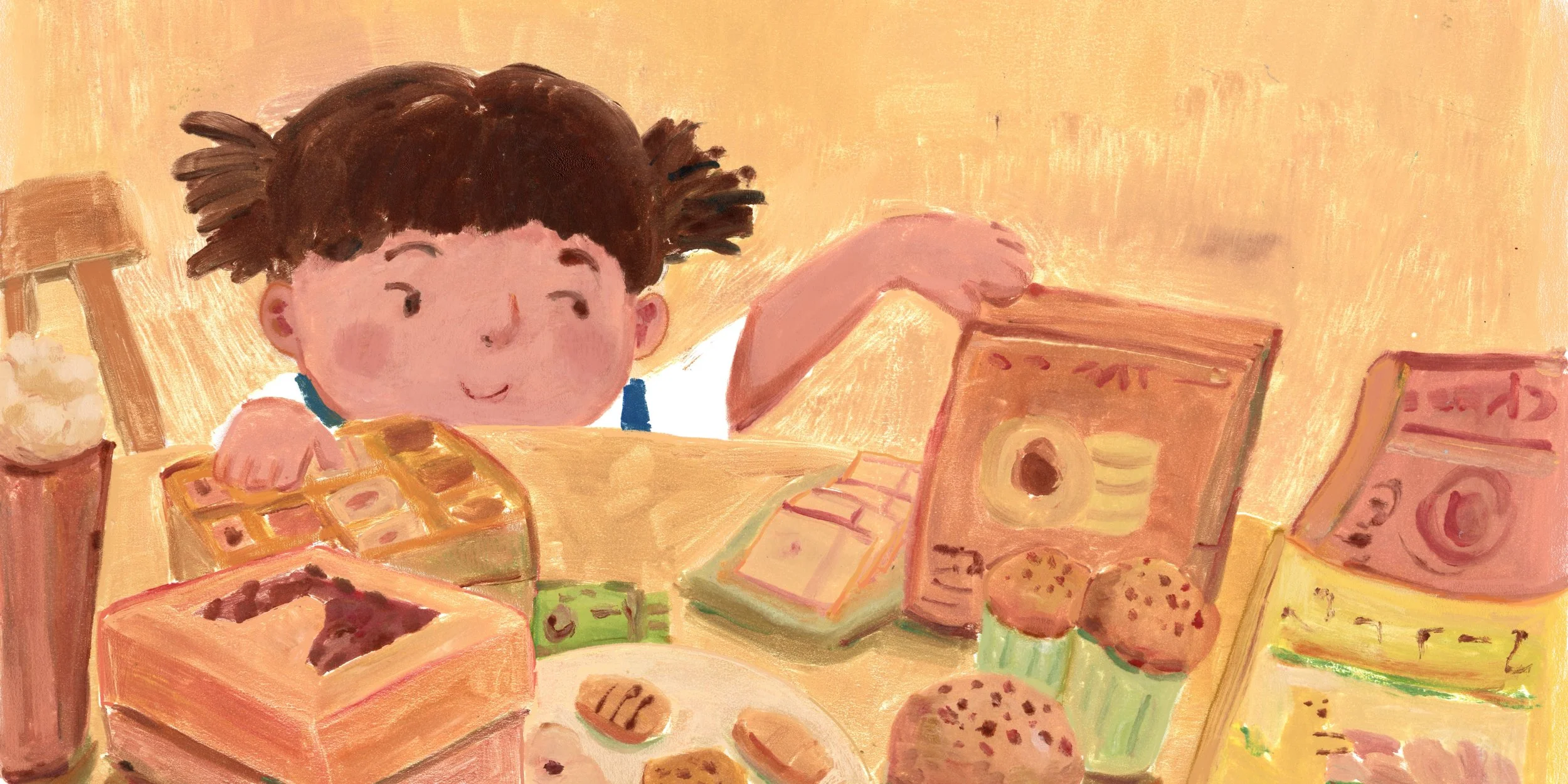 Snack wars-2-monoprint - zitian zhou.jpg