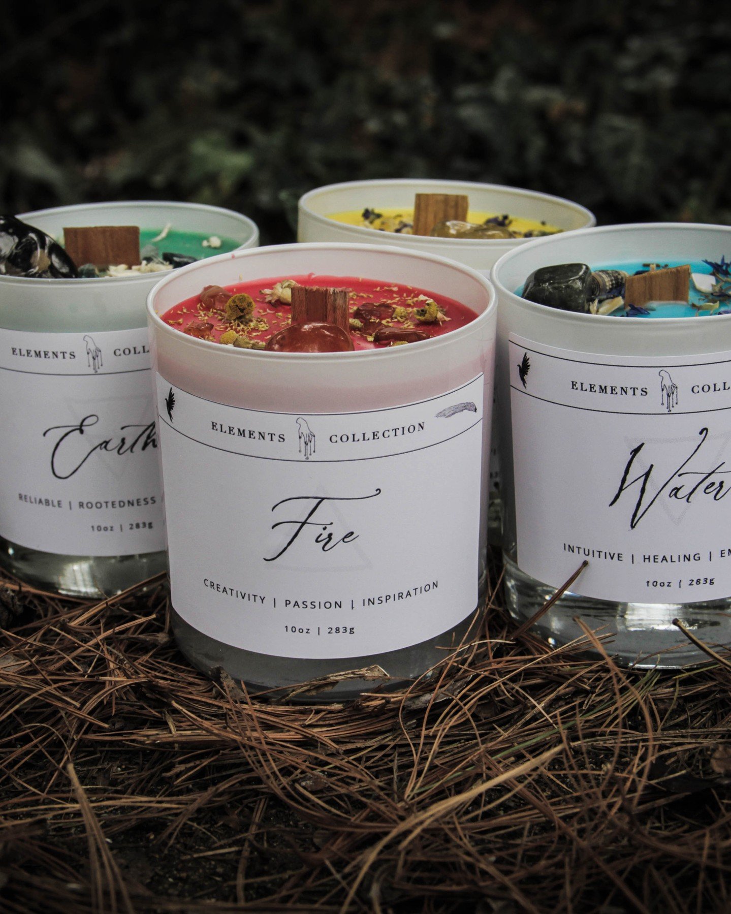 Earth. Air. Fire. Water. ✨

Our Elements Candle Collection is back, crafted to align with your zodiac, mood, or magical focus.

🌿 Ground with Earth
💨 Think freely with Air
🔥 Spark passion with Fire
💧 Flow with Water

Which one are you burning tod